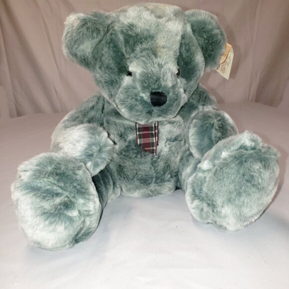 Russ Berrie Other - “Brambles” From the Past Teal Russ Bear 16” VTG NWT
